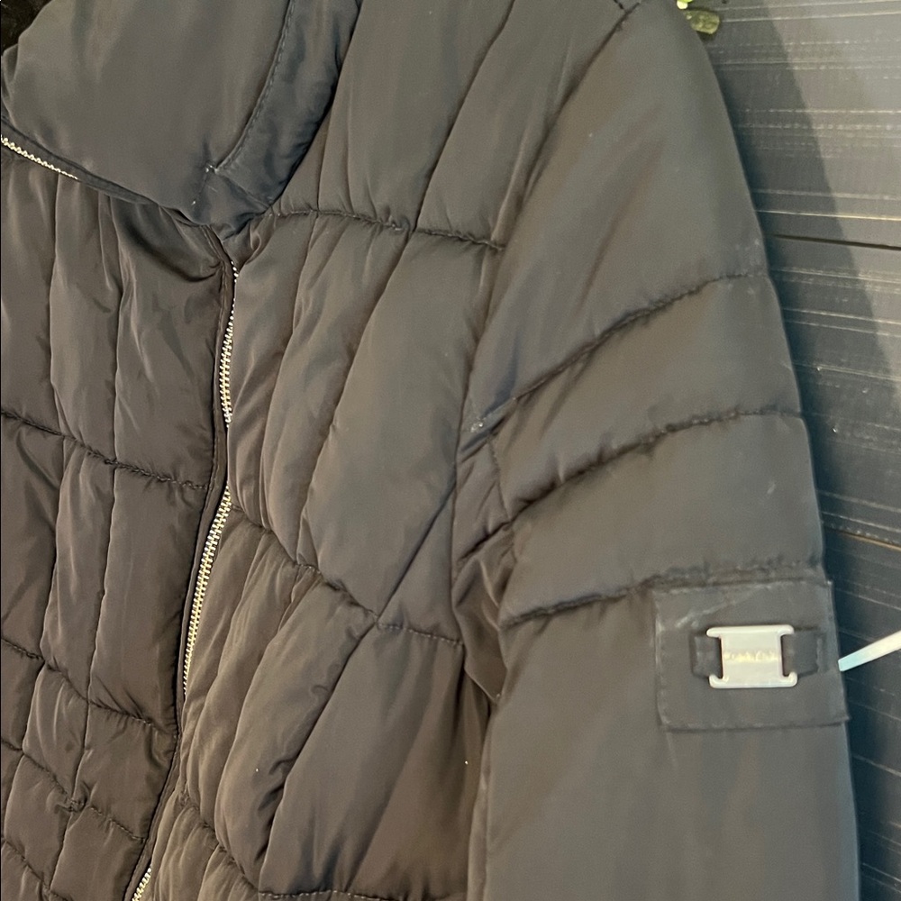 Calvin Klein Women's Black Puffer Jacket - Picture 6 of 12